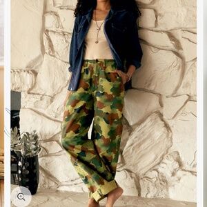 Imogene + Willie sonora painted camo trouser
